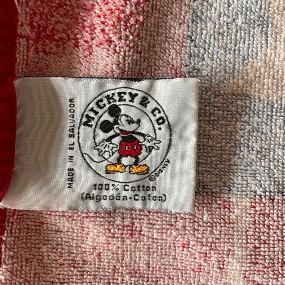Disney Mickey Mouse Beach Towel “Simply The Best” Vintage